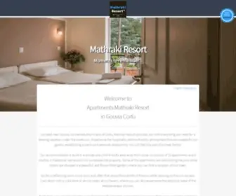 Mathrakiresort.com(The apartments and studios are located on the beautiful Greek island of Corfu. Mathraki Resort) Screenshot