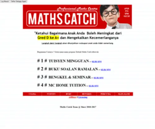 Maths-Catch.com(Maths Catch) Screenshot