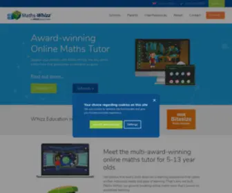 Maths-Whizz.com(Online Maths Tutor For 5) Screenshot