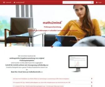 Maths2Mind.com(Formeln + Definitionen + Rechenregeln auf maths2mind®) Screenshot