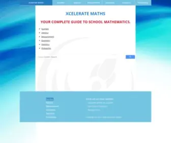 Mathsaccelerator.com(Xcelerate Maths) Screenshot
