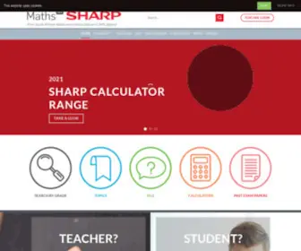 Mathsatsharp.co.za(Maths At Sharp has free grade 8) Screenshot