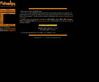 Mathsenligne.com(Défaut)) Screenshot