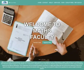 Mathsfaculty.com(MathsFaculty) Screenshot