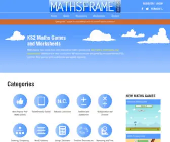 Mathsframe.co.uk(Maths Games for KS2) Screenshot