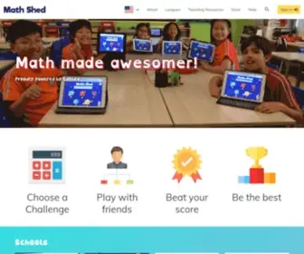 Mathshed.com(Mathematics game for school and home) Screenshot