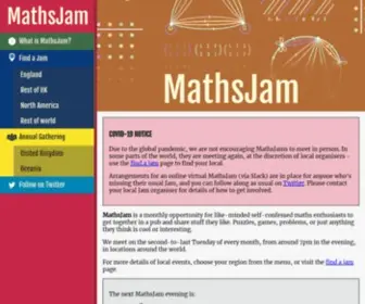 Mathsjam.com(Mathsjam) Screenshot