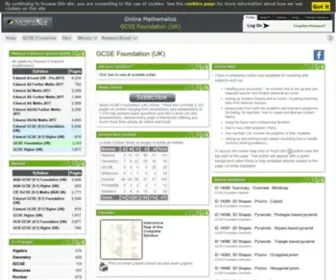 Mathsnetgcse.com(MathsNet) Screenshot