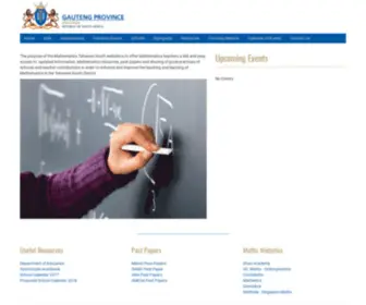 Mathsts.co.za(South Africa Education) Screenshot