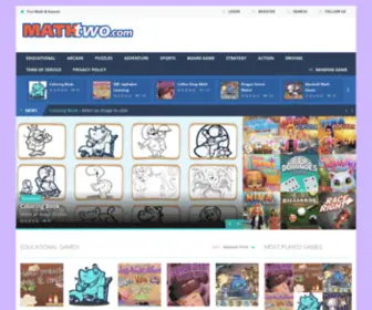 Mathtwo.com(Fun Math & Games) Screenshot