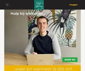 Mathwithmenno.nl(Math with Menno) Screenshot