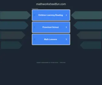 Mathworksheetfun.com(Mathworksheetfun) Screenshot