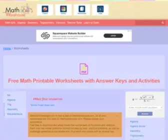 Mathworksheetsgo.com(Free printable worksheets (pdf)) Screenshot