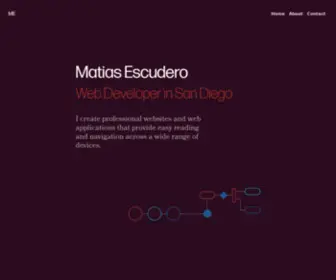 Matiasescudero.com(Websites) Screenshot