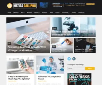 Matiasgallipoli.com(Matias Galli Tech News and Blog) Screenshot