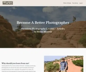 Matiash.com(Improve Your Landscape and Travel Photography) Screenshot