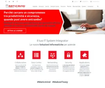 Maticmind.it(Soluzioni informatiche & System integrator) Screenshot