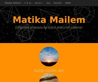 Matikamailem.cz(Matika Mailem) Screenshot