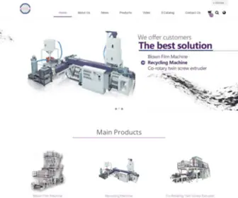 Matilataiwan.com(Plastics Machinery Maker based in Taiwan) Screenshot