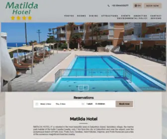 Matildahotel.gr(Unique Vacation in Zakynthos I Matilda Hotel) Screenshot