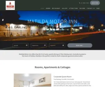 Matildamotorinn.com.au(Matilda Motor Inn) Screenshot