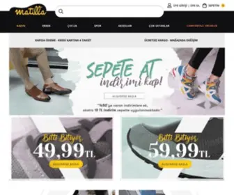 Matilla.com.tr(Matilla Ayakkabı Online Ayakkabı Satış Sitesi) Screenshot