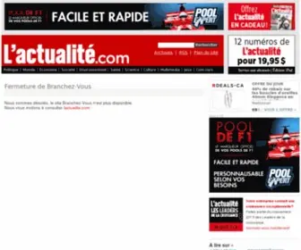 Matin.qc.ca(L'actualité) Screenshot