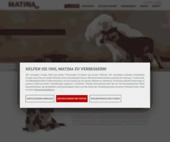 Matina-GMBH.de(Matina GmbH) Screenshot