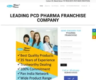 Matinspharma.com(PCD Pharma Company) Screenshot