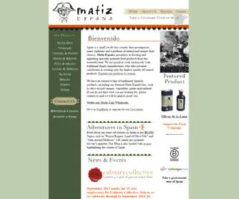Matizespana.com(Culinary Collective) Screenshot