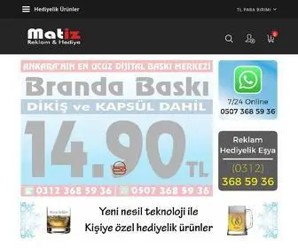 Matizreklam.com(Dijital Baskı Merkezi) Screenshot