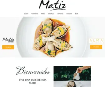 Matizrestaurante.com(Matizrestaurante) Screenshot