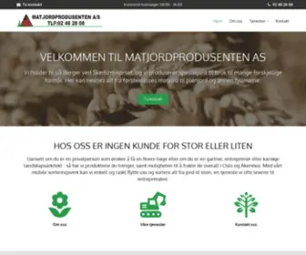 Matjordprodusenten.no(Matjordprodusenten AS) Screenshot