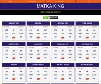 Matka-King.in Screenshot