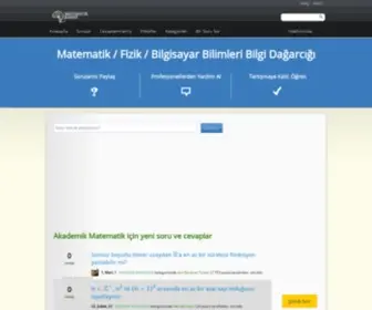 Matkafasi.com(Akademik Matematik için yeni soru ve cevaplar) Screenshot