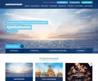 Matkapojat.fi(Risteilylle Tallinnaan tai lentäen vähän kauemmas) Screenshot