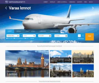 Matkavaraukset.fi(Lentovaraukset luotettavasti) Screenshot
