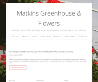 Matkinsgreenhouse.com(Downtown Bentonville's Best Kept Secret) Screenshot