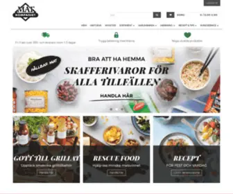 Matkompaniet.se(Mat & Delikatesser Online) Screenshot