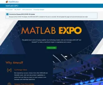 Matlabexpo.com(MATLAB EXPO) Screenshot