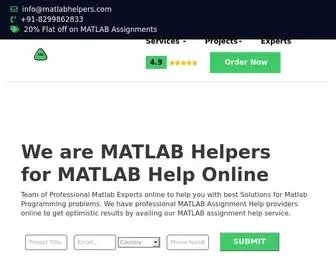 Matlabhelpers.com(MATLAB Helpers) Screenshot