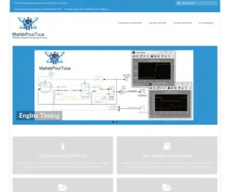 Matlabpourtous.com(Matlab devient facile pour tous) Screenshot
