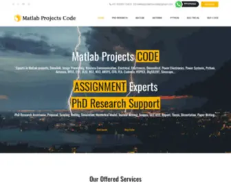 Matlabprojectscode.com(Matlab Projects Code) Screenshot