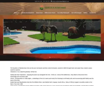 Matlalaaloepark.co.za(Matlala Aloe park) Screenshot