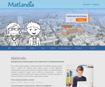 Matlandia.pl(Zadania interaktywne z matematyki) Screenshot