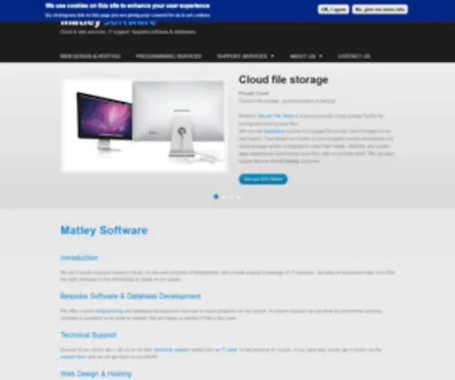 Matley.co.uk(Matley Software Ltd) Screenshot