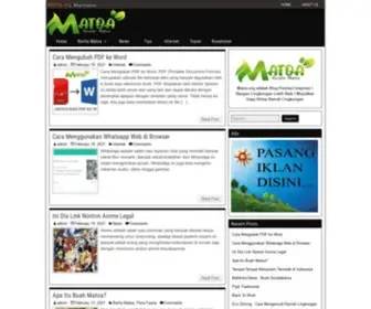 Matoa.org(Adalah Blog Pemberi Inspirasi) Screenshot