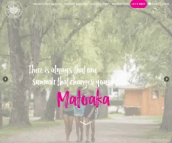 Matoaka.com(Camp Matoaka) Screenshot