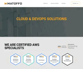 Matoffo.com(AWS Cloud & DevOps solutions for small and medium business) Screenshot