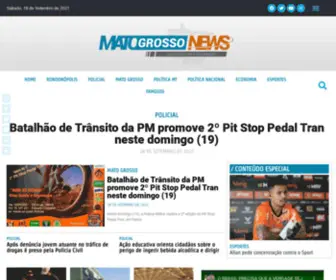 Matogrossonews.com.br(MATO GROSSO NEWS) Screenshot